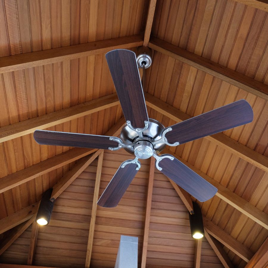 A staggering amount of airborne pollutants can be reduced simply by maintaining spotless ceiling fans.